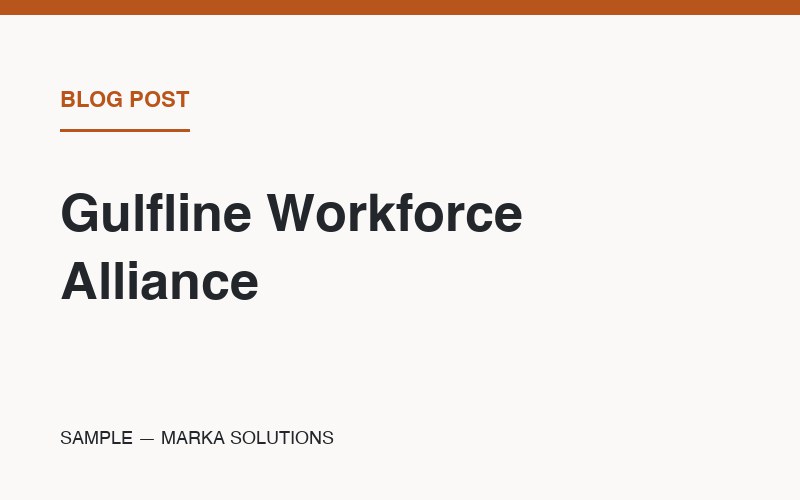 Thumbnail for Gulfline Workforce Alliance blog post demo
